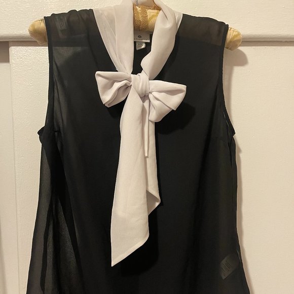 Altuzarra bow tie chiffon top - Picture 1 of 3
